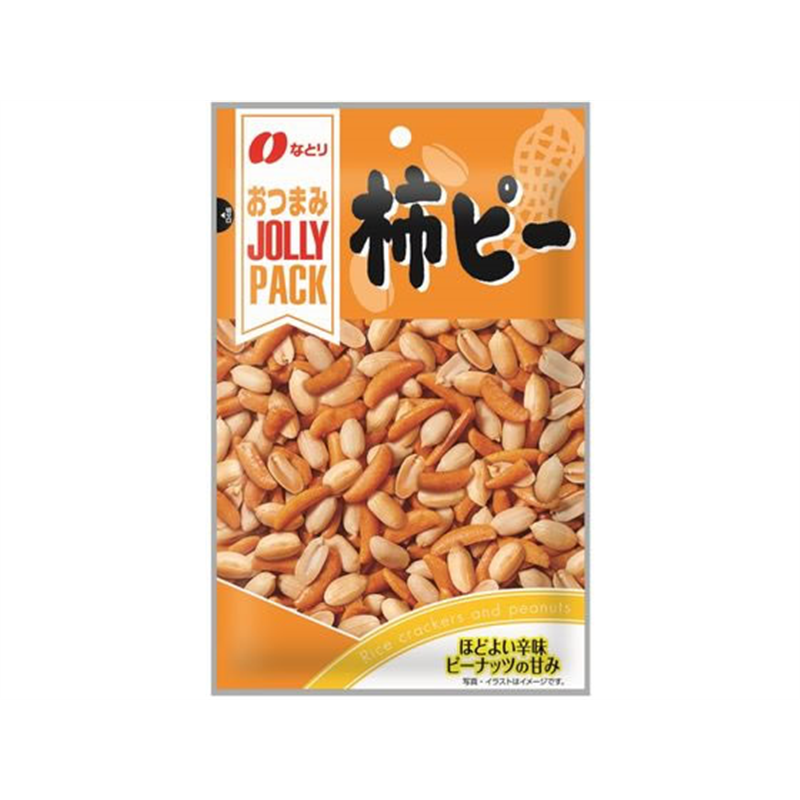なとり JOLLYPACK 柿ピー 90g 1袋※軽（ご注文単位1袋）【直送品】