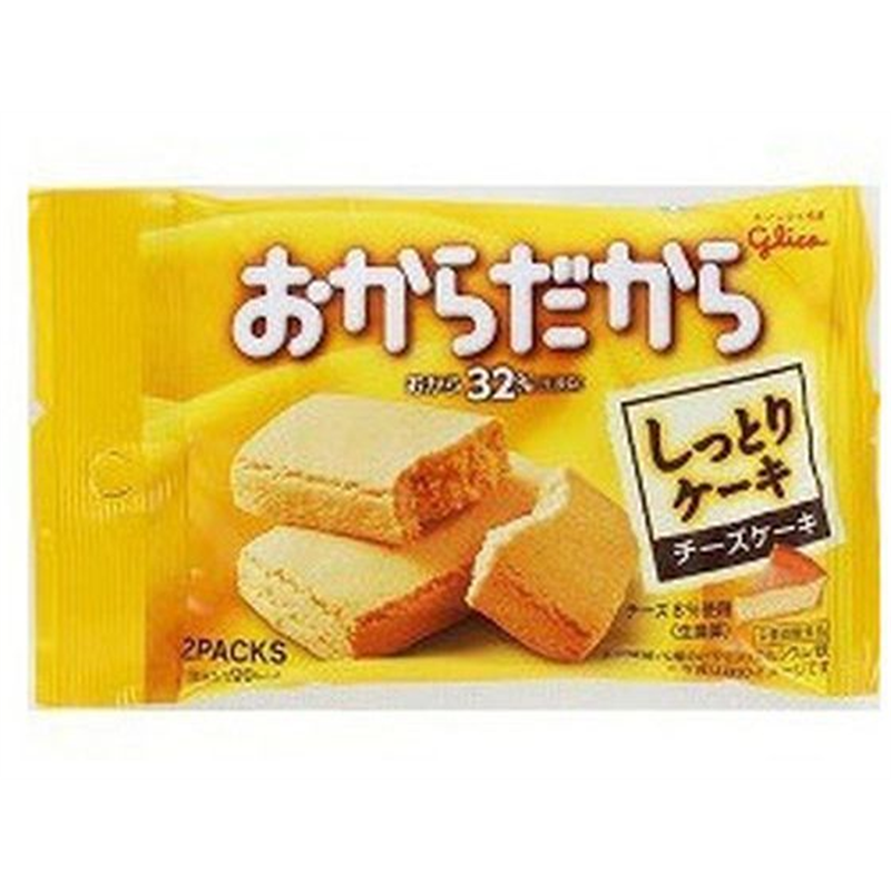 江崎グリコ おからだから チーズケーキ 2パック 1個※軽（ご注文単位1個）【直送品】