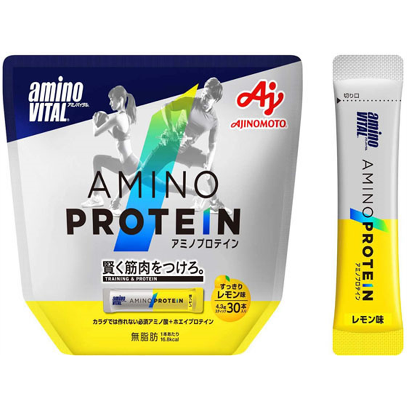 味の素 アミノバイタル アミノプロテイン レモン(4.3g×30本入) 1本※軽（ご注文単位1本）【直送品】