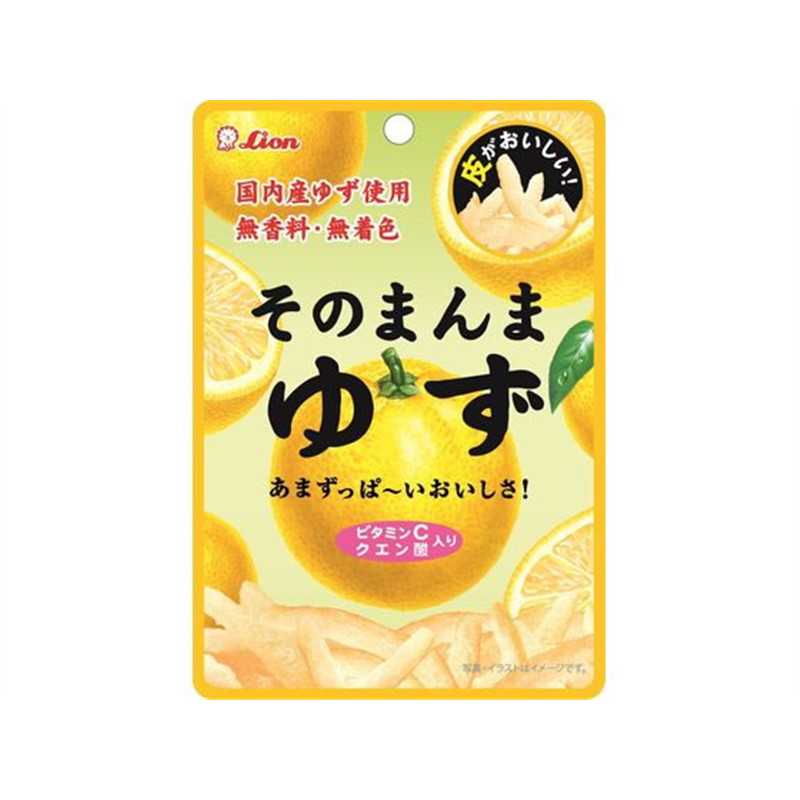 ライオン菓子 そのまんまゆず 23g 1個※軽（ご注文単位1個）【直送品】
