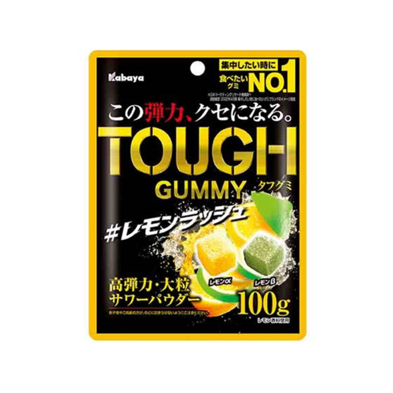 カバヤ食品 タフグミ レモンラッシュ 100g 1個※軽（ご注文単位1個）【直送品】