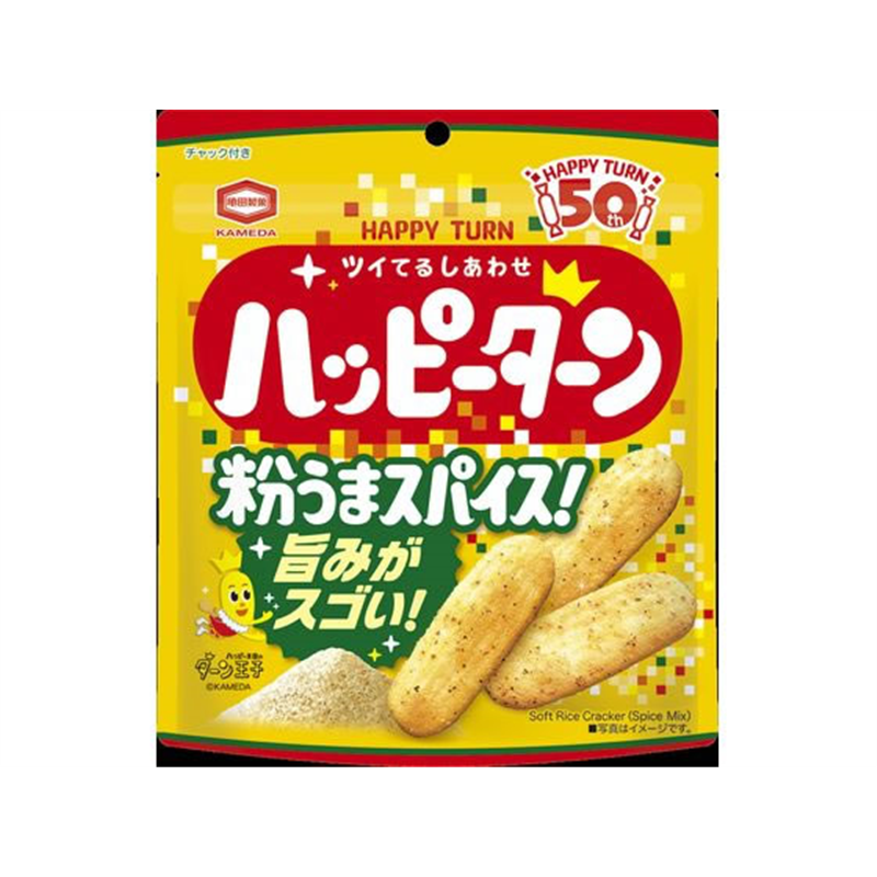 亀田製菓 ハッピーターン スパイス 1袋※軽（ご注文単位1袋）【直送品】
