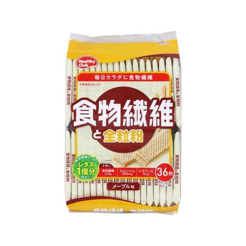 ハマダコンフェクト 36枚食物繊維と全粒粉ウエハース 1個※軽（ご注文単位1個）【直送品】