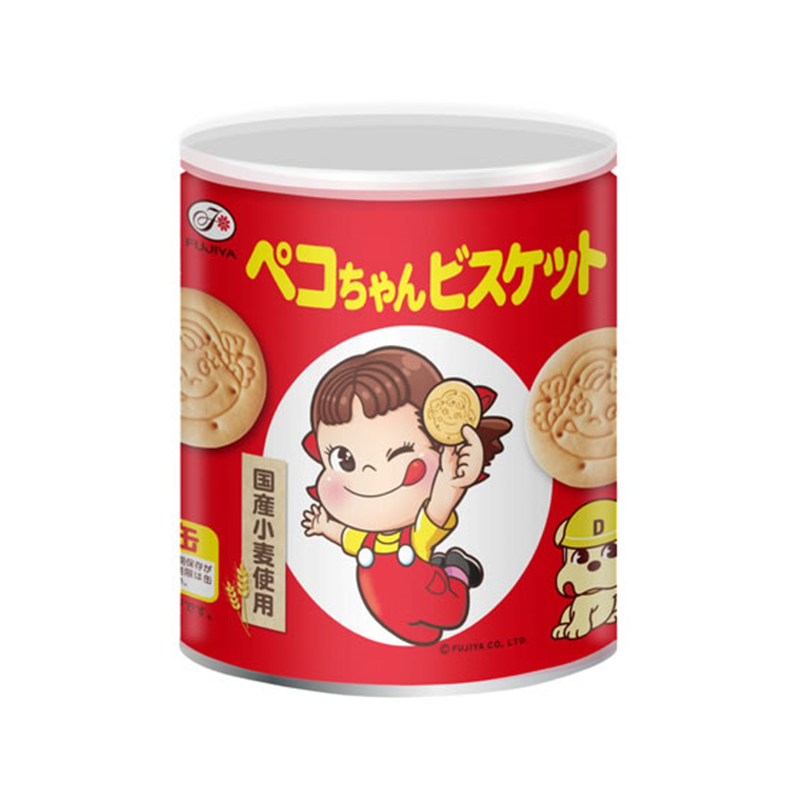 不二家 ペコちゃんビスケット保存缶 1個※軽（ご注文単位1個）【直送品】