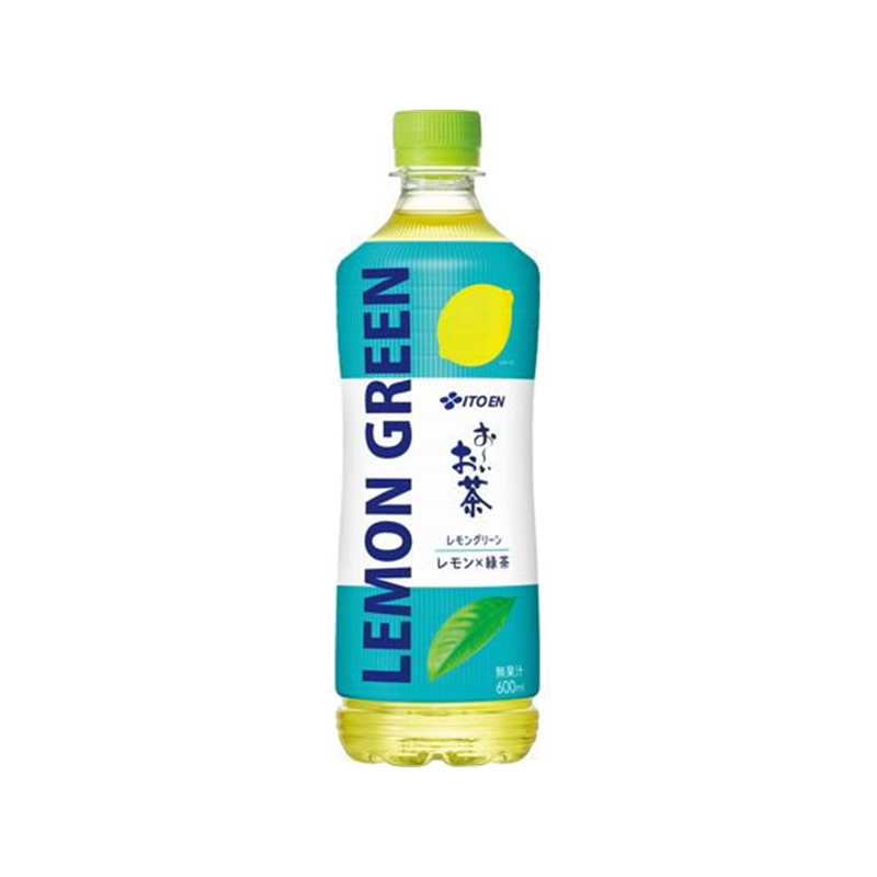 伊藤園 お～いお茶 LEMON GREEN 600mL×24本 1箱※軽（ご注文単位1箱）【直送品】