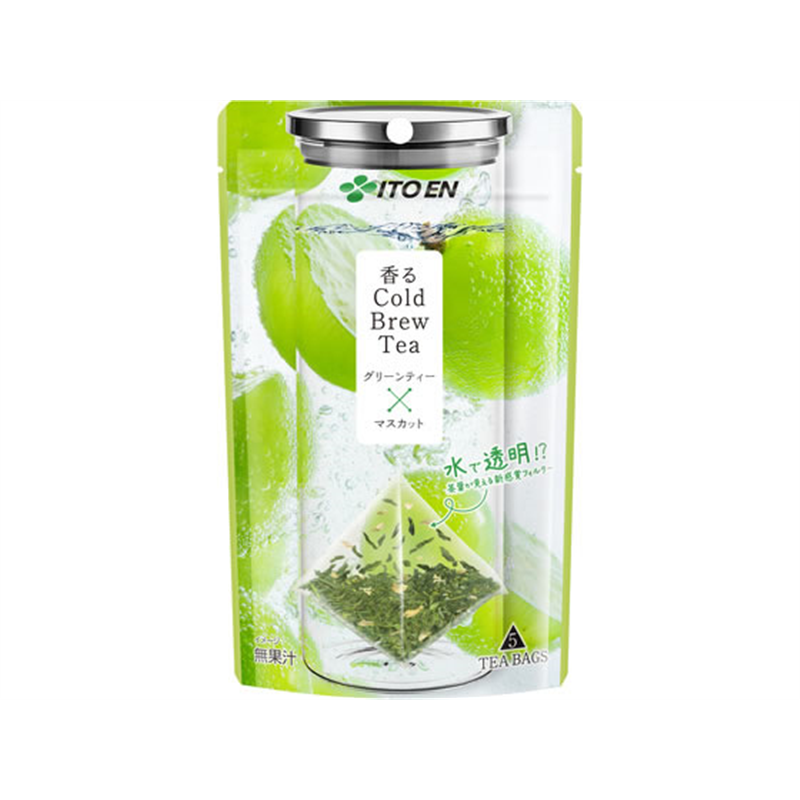 伊藤園 香るCold Brew Tea グリーンティ×マスカット 5個入 1袋※軽（ご注文単位1袋）【直送品】