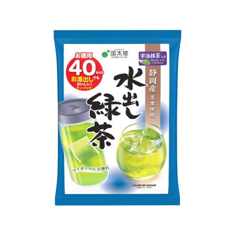 国太楼 40P宇治抹茶入り水出し緑茶TB 19074 1個※軽（ご注文単位1個）【直送品】