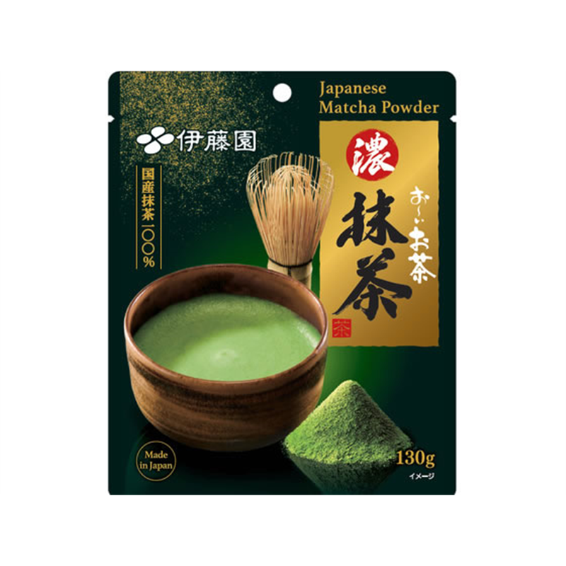 伊藤園 お～いお茶 濃い抹茶 130g 1袋※軽（ご注文単位1袋）【直送品】