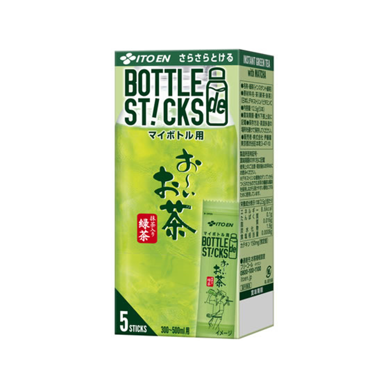 伊藤園 さらさらとける BOTTLEdeSTICKS お～いお茶 抹 1箱※軽（ご注文単位1箱）【直送品】