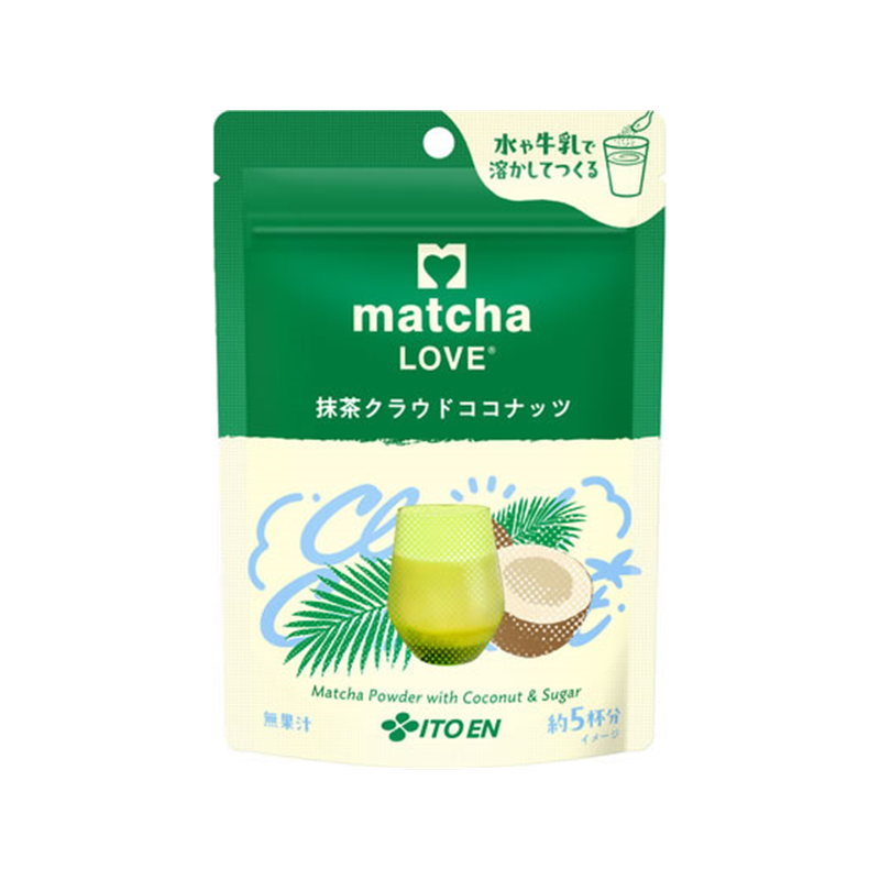 伊藤園 matcha LOVE 抹茶クラウドココナッツ チャック付きスタンドパッ 1袋※軽（ご注文単位1袋）【直送品】
