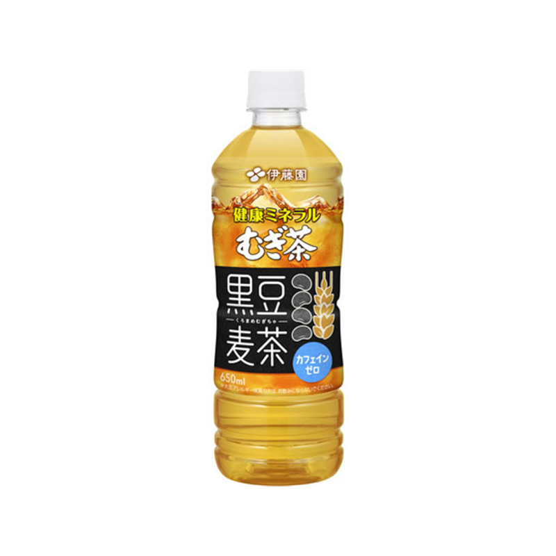 伊藤園 健康ミネラルむぎ茶 黒豆麦茶 650mL 1本※軽（ご注文単位1本）【直送品】