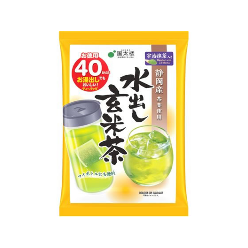 国太楼 40P宇治抹茶入り水出し玄米茶TB 19098 1個※軽（ご注文単位1個）【直送品】