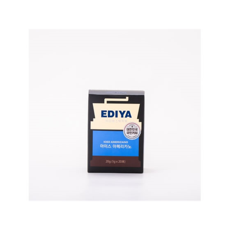 オンガネジャパン EDIYAコーヒー アイスアメリカーノ 20本 1箱※軽（ご注文単位1箱）【直送品】