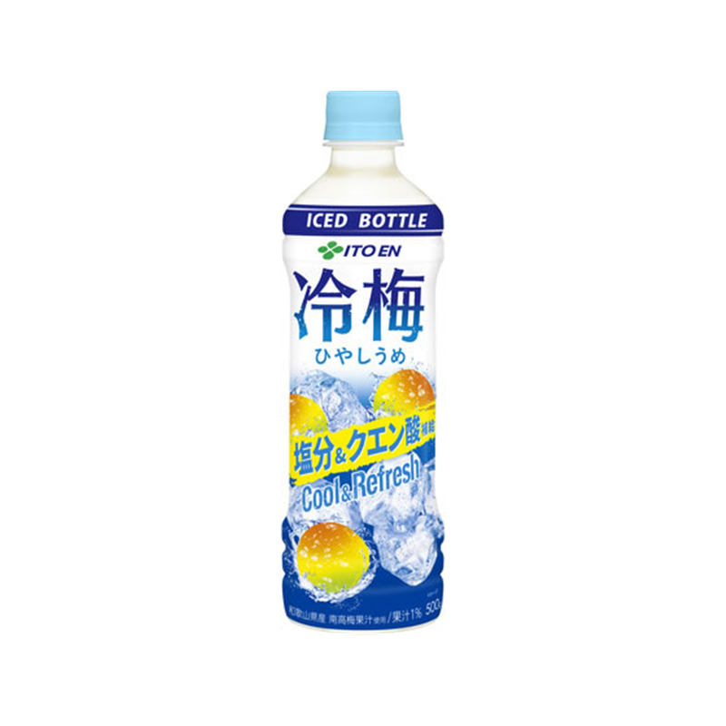 伊藤園 冷梅 PET 冷凍対応 500g 1本※軽（ご注文単位1本）【直送品】