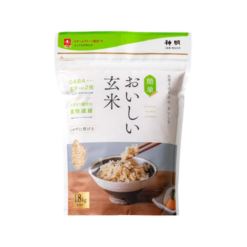 神明 簡単おいしい玄米 1.8kg 1袋※軽(ご注文単位1袋)【直送品】