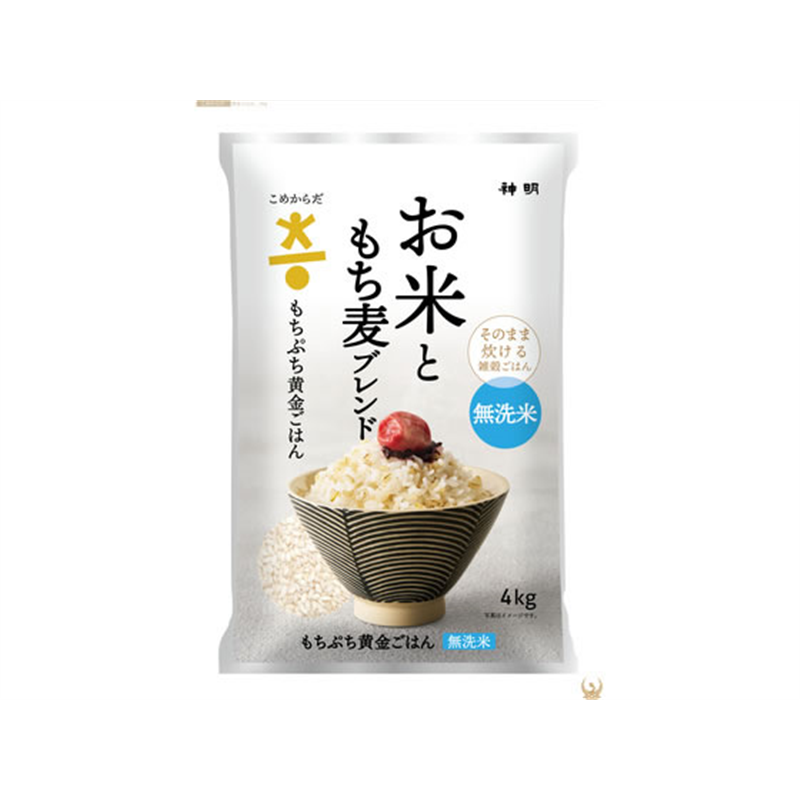 神明 こめからだ お米ともち麦ブレンド 4kg 1袋※軽(ご注文単位1袋)【直送品】