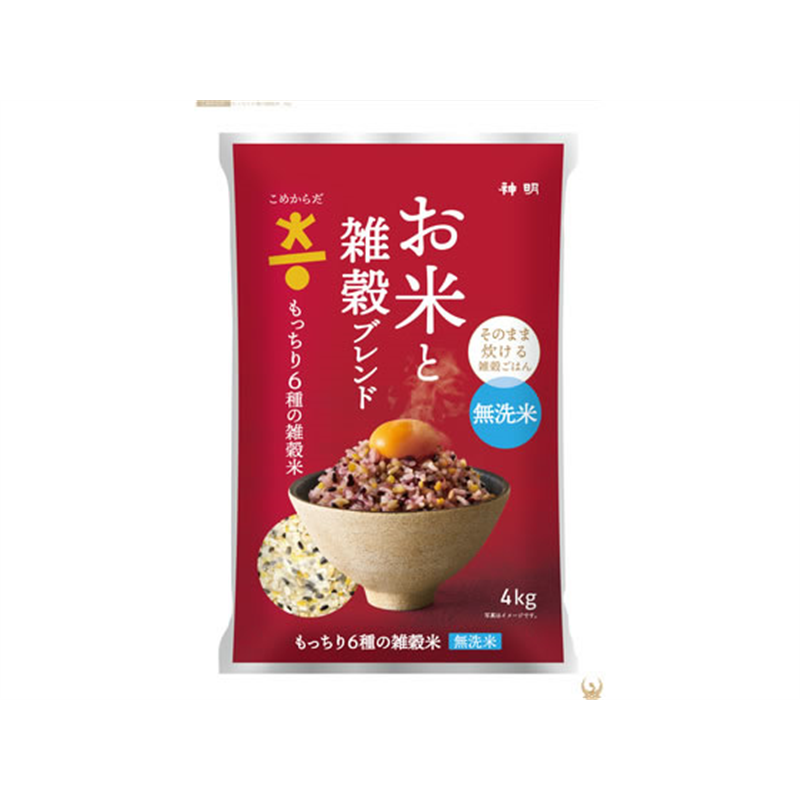 神明 こめからだ お米と雑穀ブレンド もっちり6種の雑穀 1袋※軽(ご注文単位1袋)【直送品】