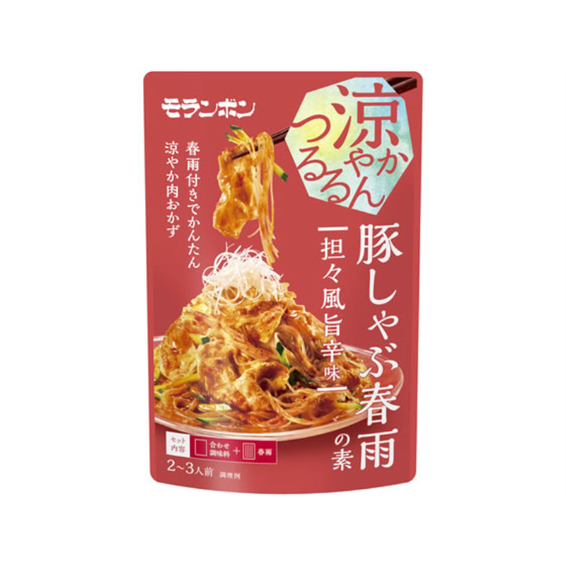 モランボン 豚しゃぶ春雨の素 担々風旨辛味 1袋※軽（ご注文単位1袋）【直送品】