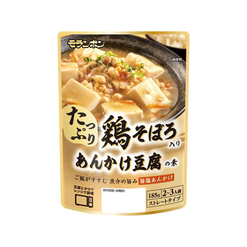 モランボン たっぷり鶏そぼろ入り あんかけ豆腐の素 1袋※軽（ご注文単位1袋）【直送品】