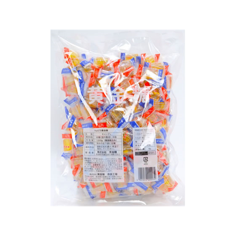 黄金糖 1kg ピロ 黄金糖 1袋※軽(ご注文単位1袋)【直送品】