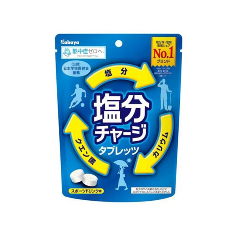 カバヤ食品 塩分チャージタブレッツ 1袋※軽(ご注文単位1袋)【直送品】