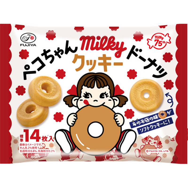 不二家 ペコちゃんミルキードーナツクッキー 1個※軽(ご注文単位1個)【直送品】