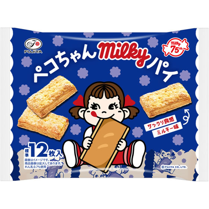 不二家 ペコちゃんミルキーパイ 1個※軽(ご注文単位1個)【直送品】