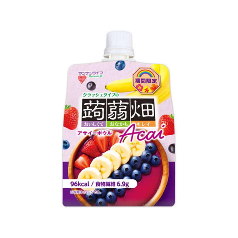 マンナンライフ クラッシュタイプの蒟蒻畑 アサイーボウル 1個※軽（ご注文単位1個）【直送品】