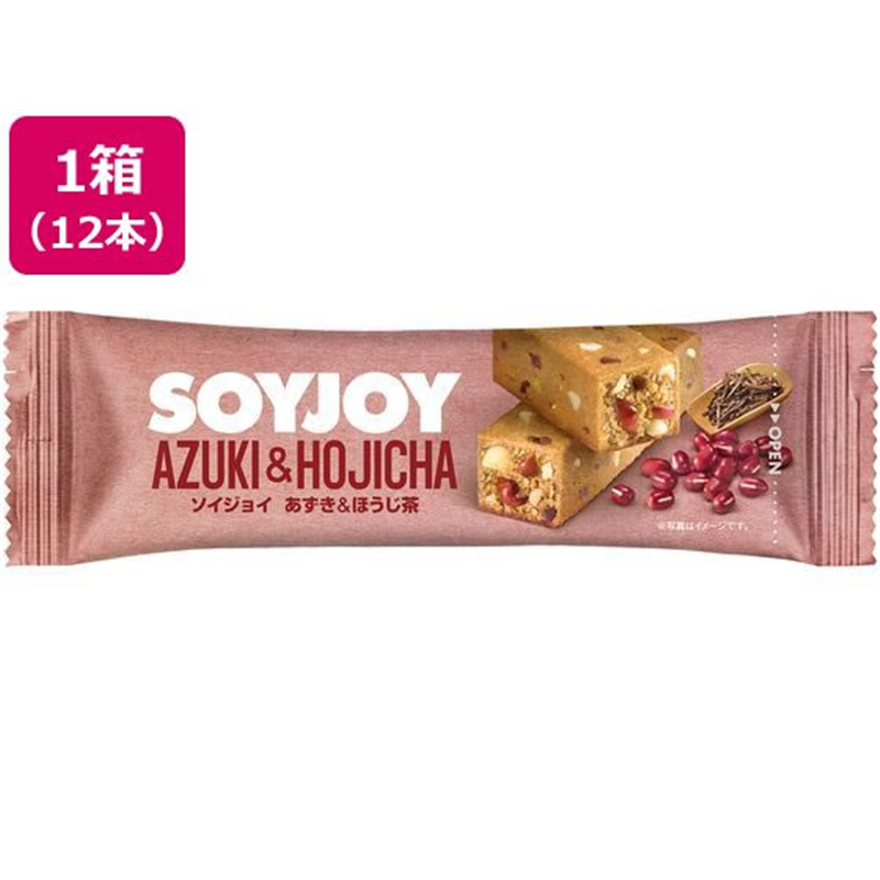 大塚製薬 SOYJOY ソイジョイ あずき&ほうじ茶 30g 12本 1箱※軽（ご注文単位1箱）【直送品】