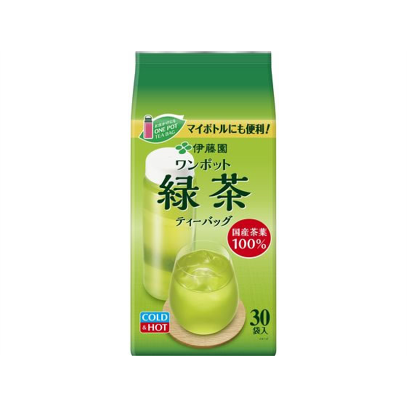 伊藤園 ワンポットエコティーバッグ 抹茶入り緑茶30袋 1パック※軽（ご注文単位1パック）【直送品】