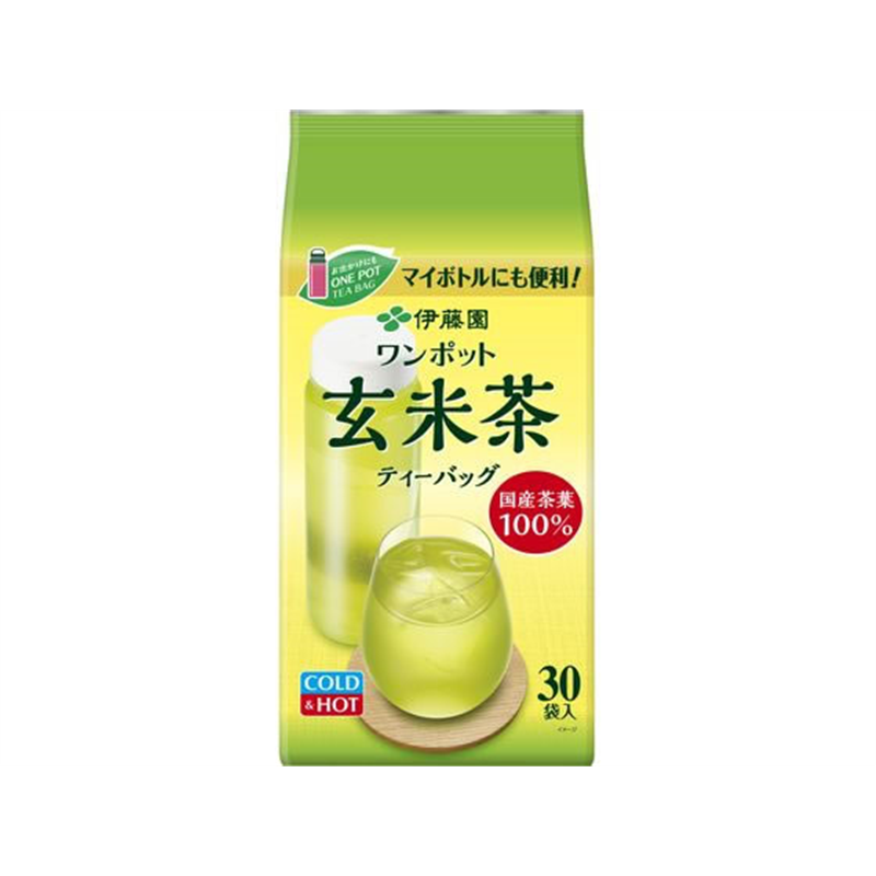 伊藤園 ワンポットエコティーバッグ 玄米茶30袋 1パック※軽（ご注文単位1パック）【直送品】