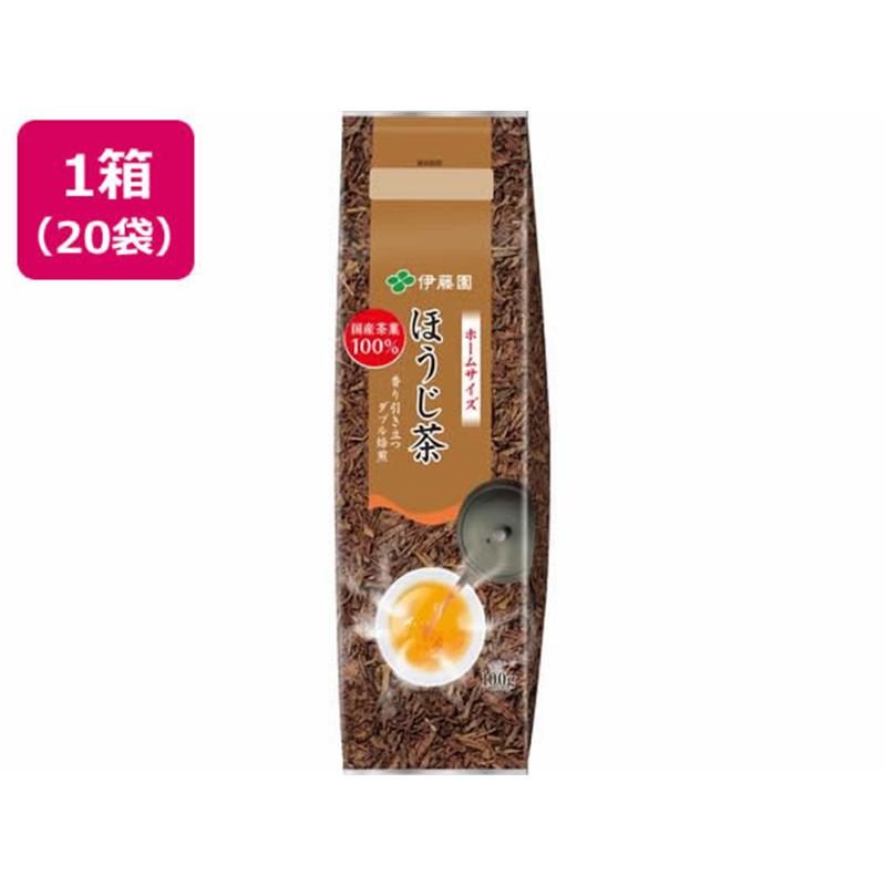 伊藤園 ホームサイズ ほうじ茶 100g×20袋 1箱※軽（ご注文単位1箱）【直送品】
