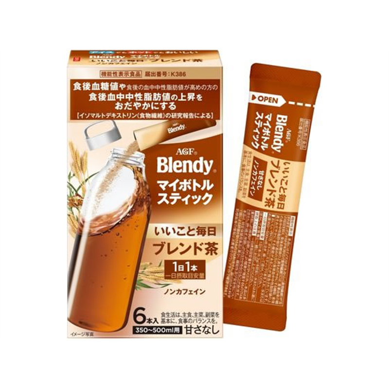AGF ブレンディ マイボトルスティック いいこと毎日 ブレンド茶 6本 1箱※軽(ご注文単位1箱)【直送品】