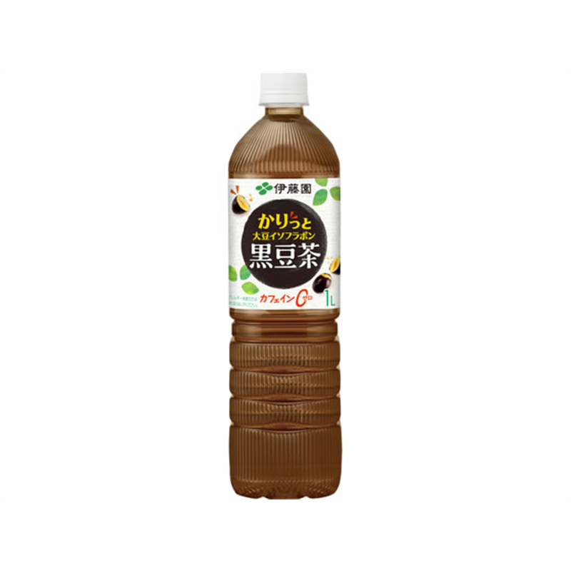 伊藤園 かりっと大豆イソフラボン 黒豆茶 1L 1本※軽(ご注文単位1本)【直送品】
