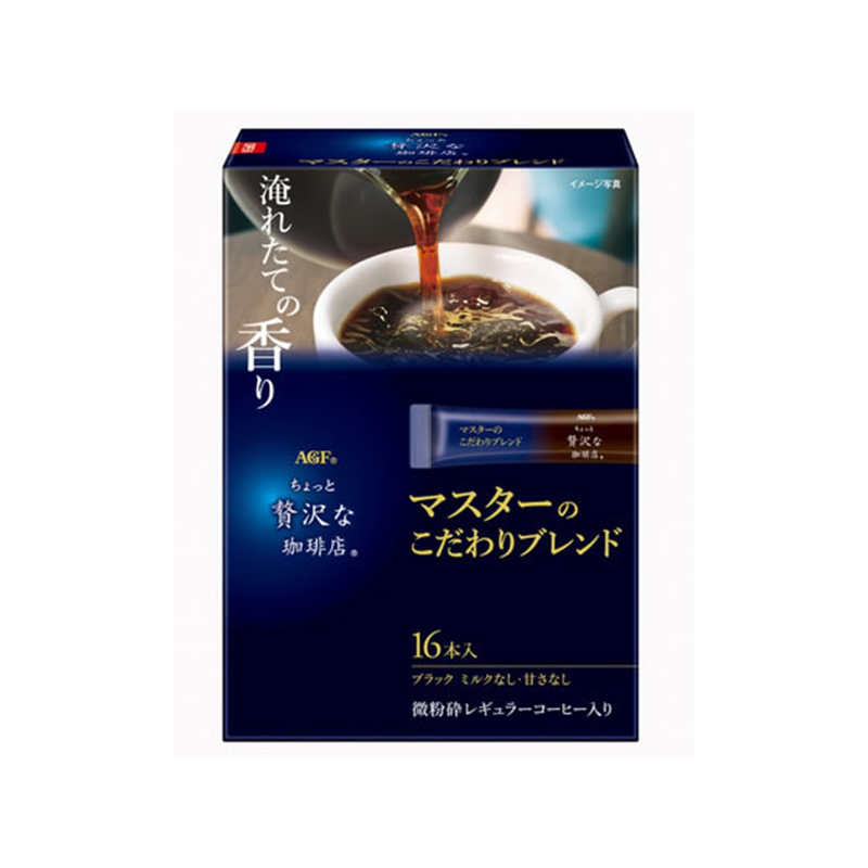 AGF ちょっと贅沢な珈琲店 こだわりブレンド16本 1箱※軽（ご注文単位1箱）【直送品】