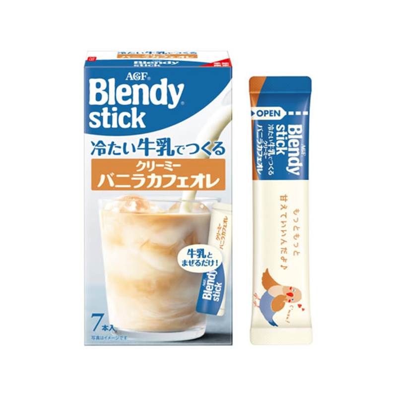AGF ブレンディ クリーミーバニラカフェオレ 7本 1箱※軽（ご注文単位1箱）【直送品】