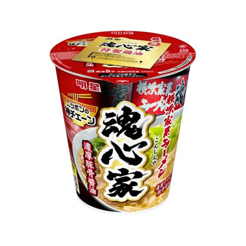 明星食品 ニッポンの神チェーン 魂心家 濃厚豚骨醤油 105g 1個※軽（ご注文単位1個）【直送品】