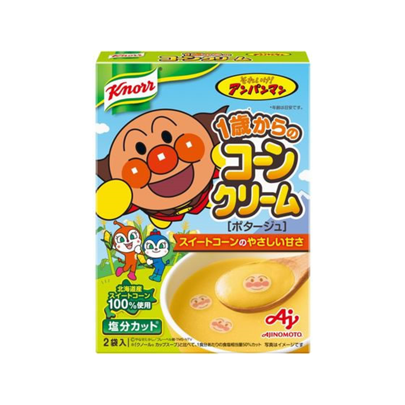 味の素 クノールアンパンマン 1歳からのコーンクリーム 1個※軽（ご注文単位1個）【直送品】