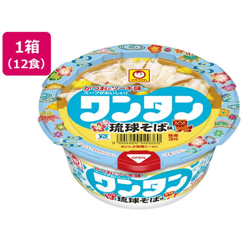 東洋水産 ワンタン 琉球そば味 30g 12食 1箱※軽（ご注文単位1箱）【直送品】