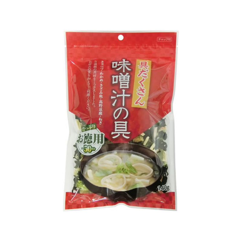 フジサワ お徳用 具だくさん味噌汁の具 140g 1袋※軽（ご注文単位1袋）【直送品】