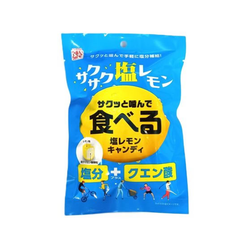 松屋製菓 食べる塩レモンキャンディ 80g 1袋※軽（ご注文単位1袋）【直送品】