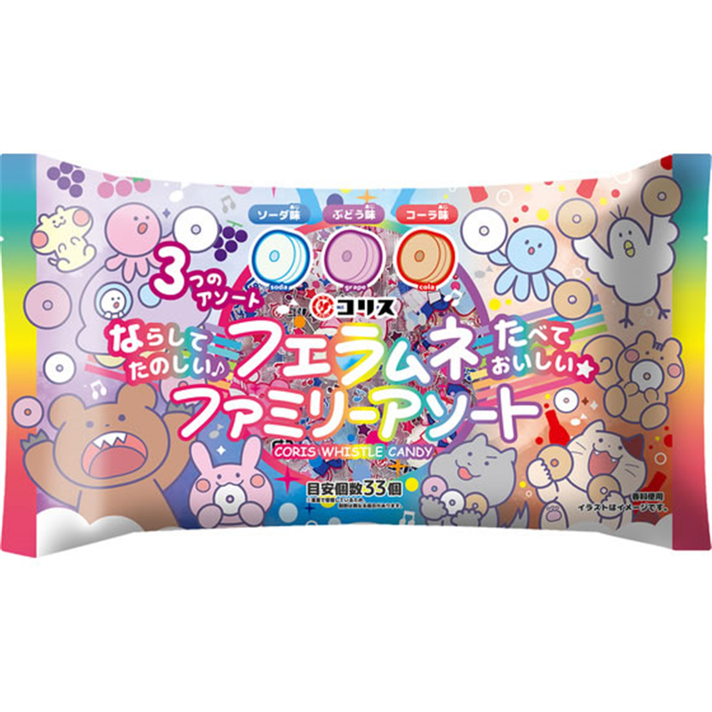 コリス フエラムネ ファミリーアソート 1袋※軽（ご注文単位1袋）【直送品】