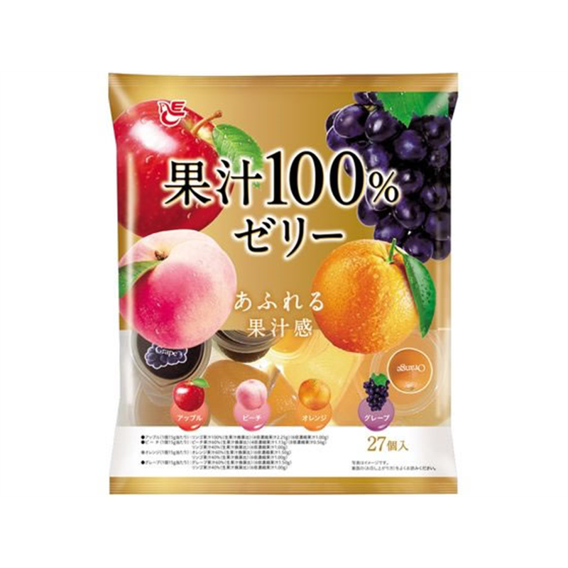 エースベーカリー 果汁100%ゼリー 1袋※軽（ご注文単位1袋）【直送品】