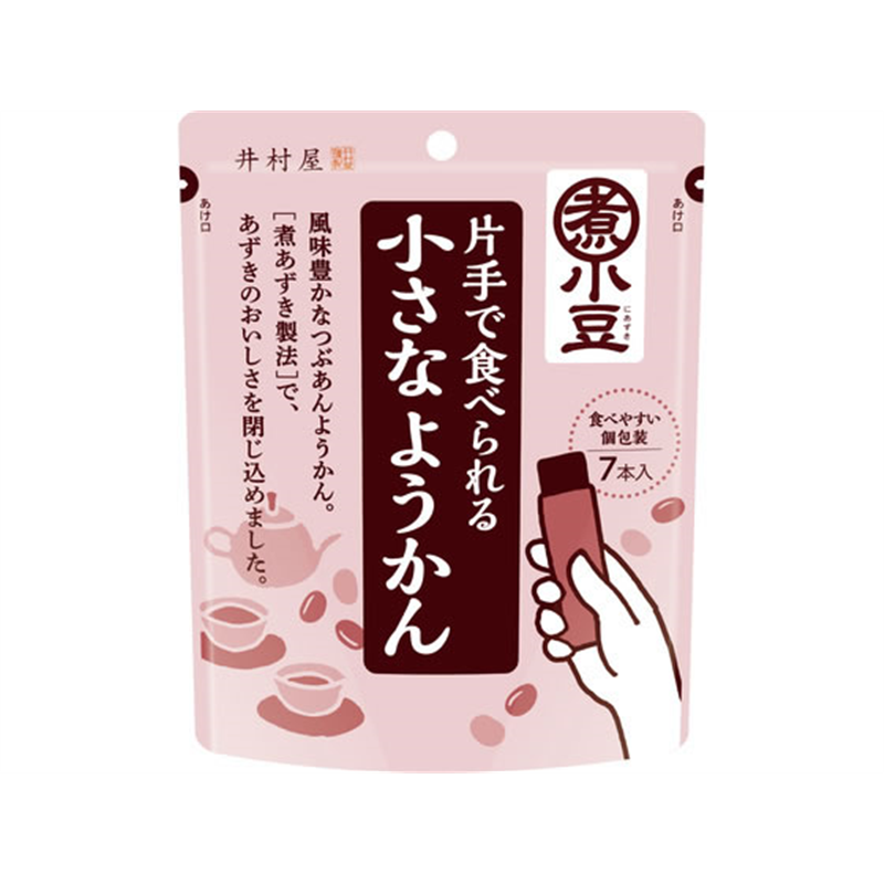井村屋 片手で食べられる小さなようかん 7本 1袋※軽（ご注文単位1袋）【直送品】