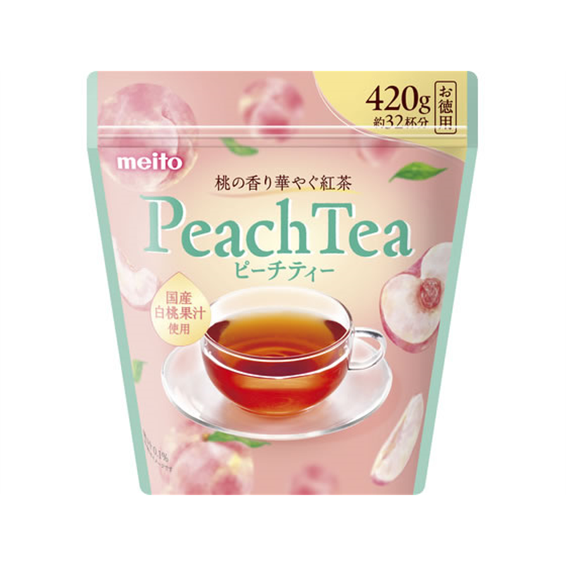 名糖 ピーチティー 420g 1袋※軽(ご注文単位1袋)【直送品】