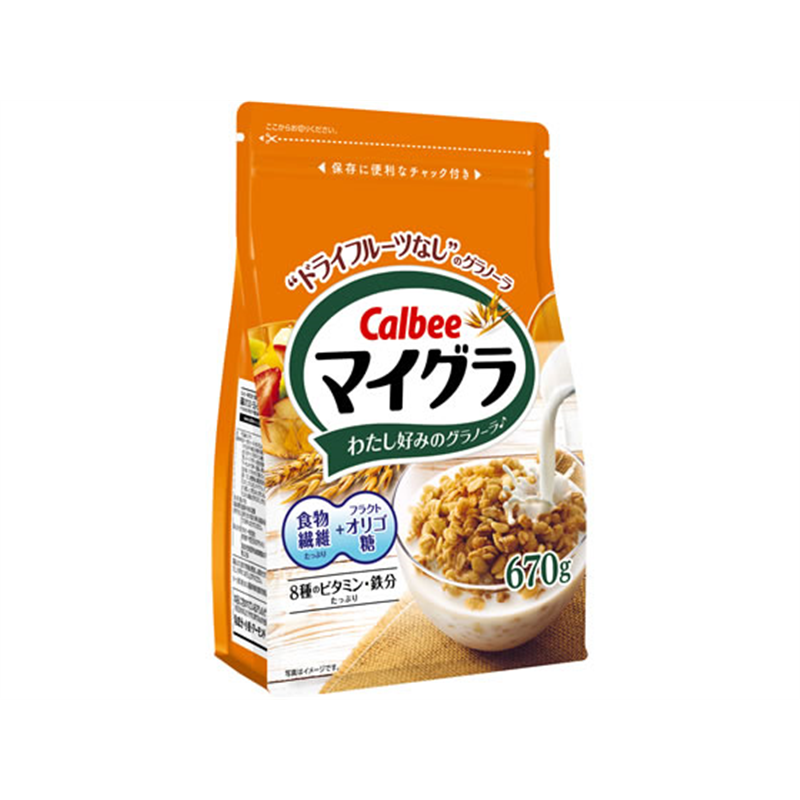 カルビー カルビー マイグラ 670g 1袋※軽（ご注文単位1袋）【直送品】