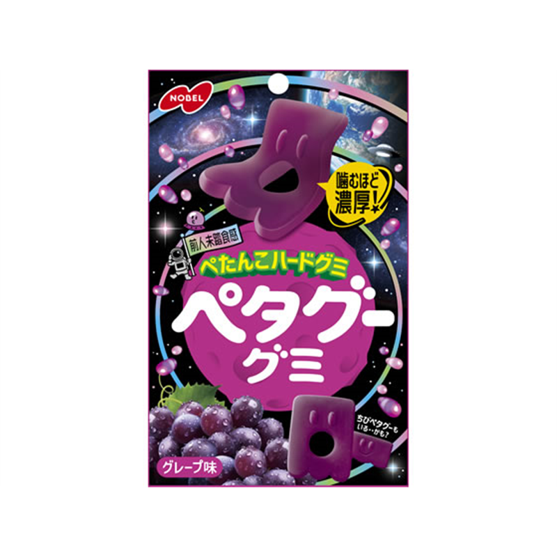 ノーベル ペタグーグミ グレープ味 50g 1個※軽（ご注文単位1個）【直送品】