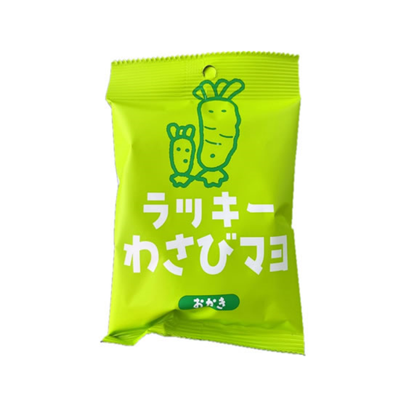 三真 ラッキー わさびマヨおかき 34g 1袋※軽(ご注文単位1袋)【直送品】
