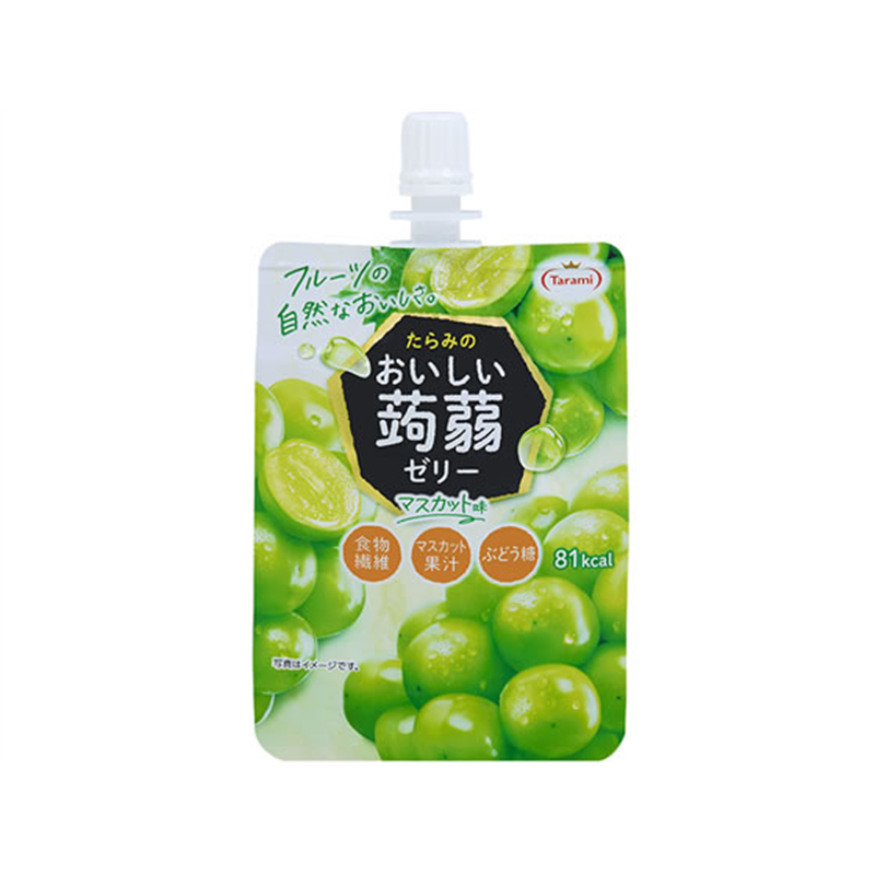 たらみ おいしい蒟蒻ゼリー マスカット味 150g 1個※軽（ご注文単位1個）【直送品】
