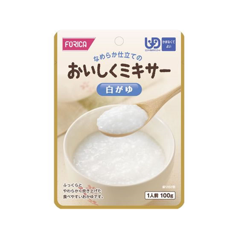 ホリカフーズ おいしくミキサー 白がゆ 100g 1個※軽（ご注文単位1個）【直送品】